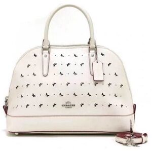 Coach Sierra Perforated Butterfly Satchel